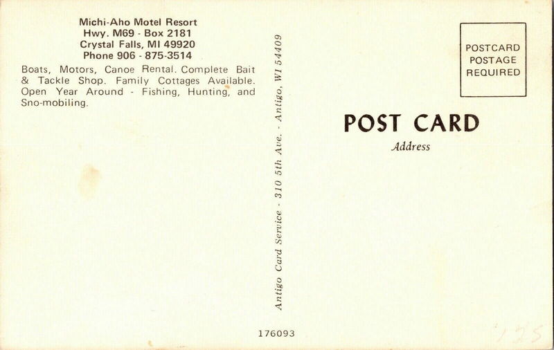 Michi-Aho Resort & Bait Shop - Postcard View (newer photo)